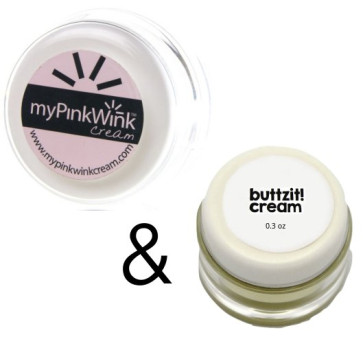 Combo Package: myPinkWink Cream 0.5 oz. & buttzit! Cream 0.3 oz.