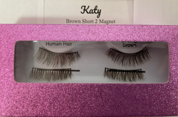 Katy - 2 Magnet Brown Short