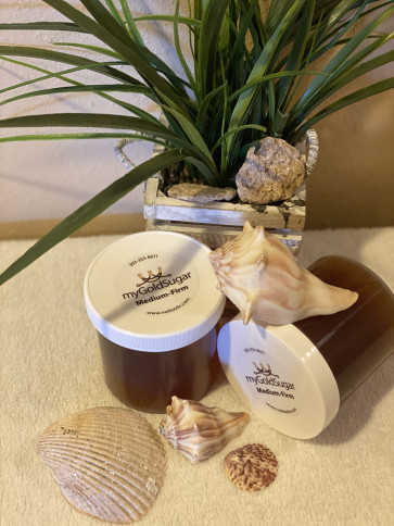 32 oz MEDIUM-FIRM Sugaring Paste (multi-purpose, fine hair, medium cool parts of body, Brazilian, bikini, underarms)