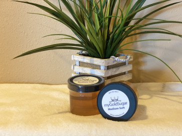 18 oz MEDIUM-SOFT Sugaring Paste/Wax (fine hair, medium cool to cool parts of body, facial hair, peach fuzz, chin)