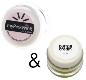 Combo Package: myPinkWink Cream 0.5 oz. & buttzit! Cream 0.3 oz.