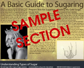 "A Basic Guide to Sugaring" - FREE