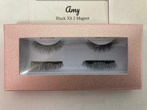 Amy - 2 Magnet Black Extra Short